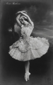 La ballerina Anna Pavlova